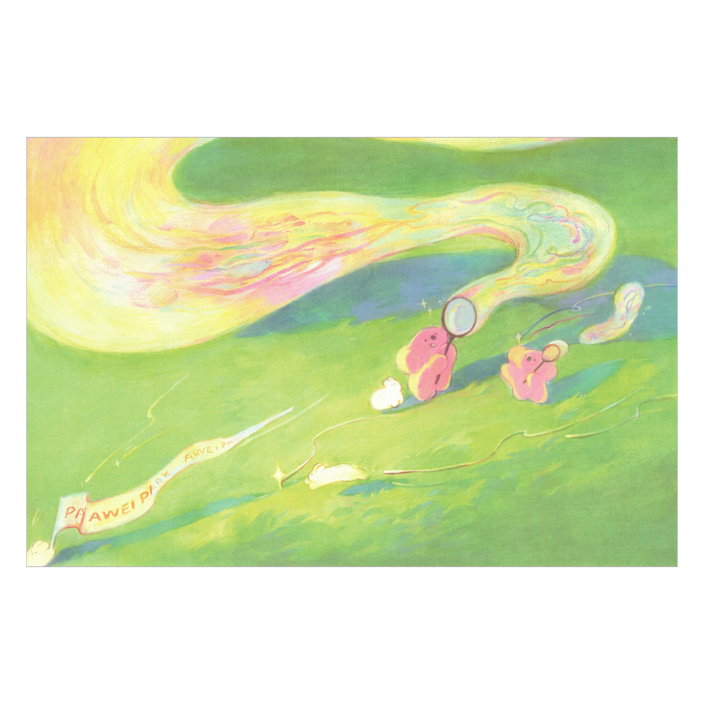 Koalawei bubble postcard