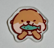 Tata eating fish magnet