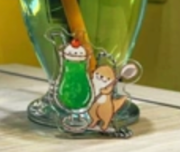 Bibi&Tata Melon Soda Parfait keychain