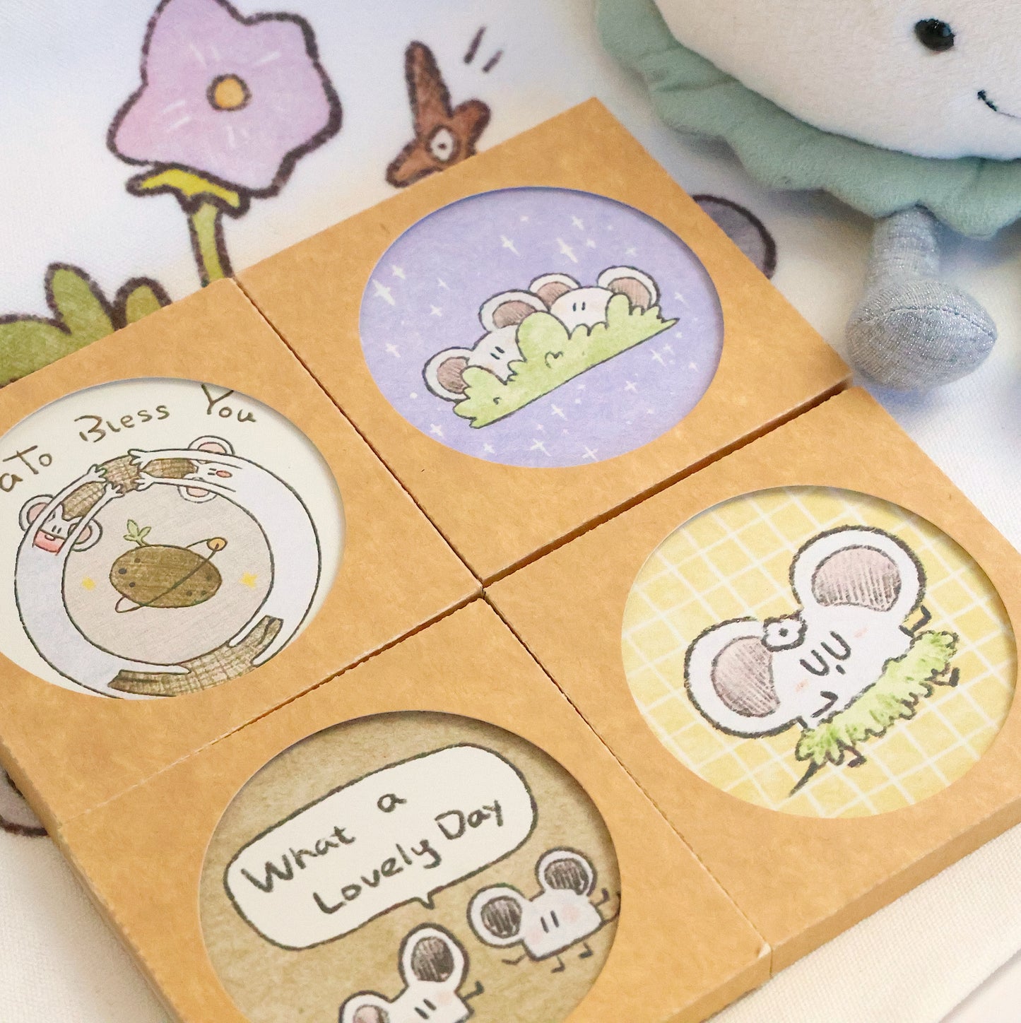 Mice & Potatoes Coaster