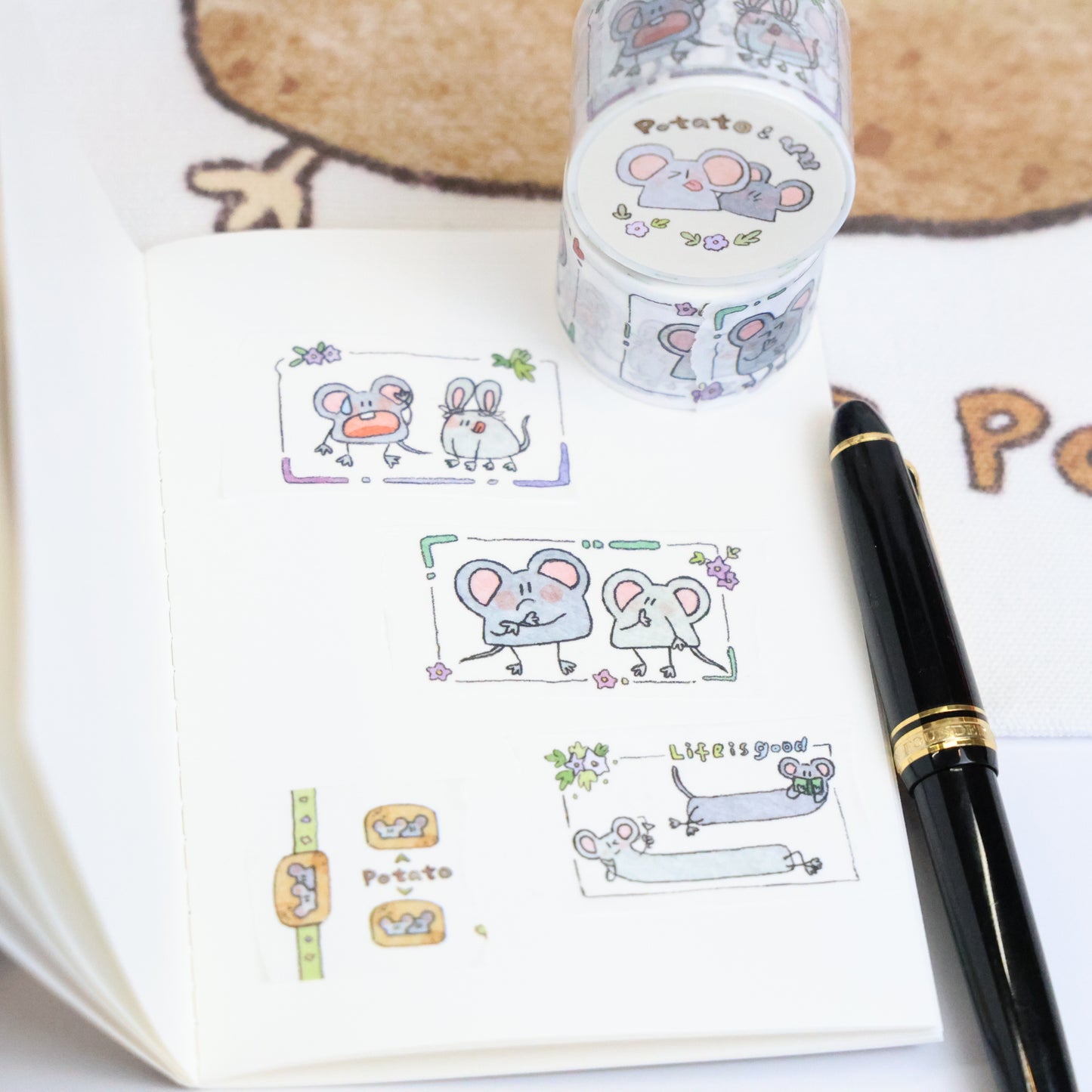 Mice & Potatoes washi tape