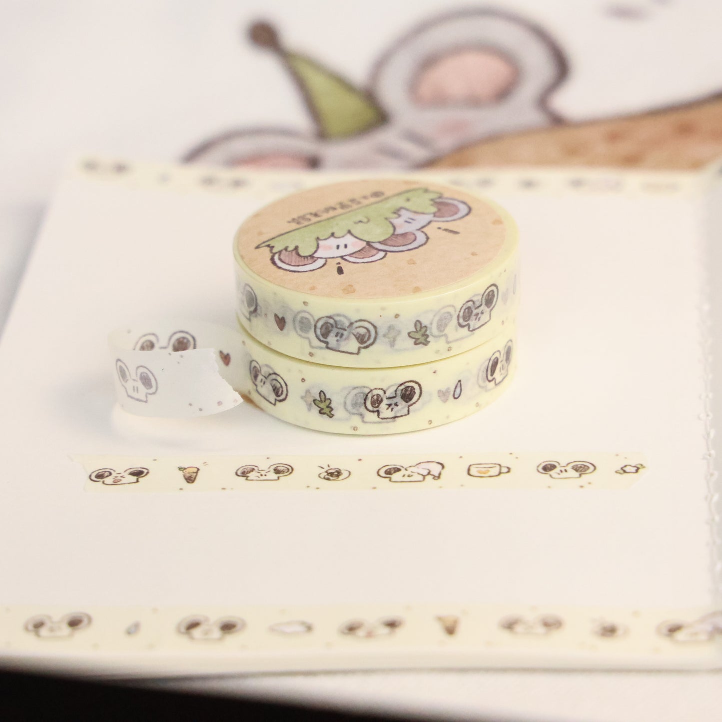 Mice & Potatoes narrow washi tape