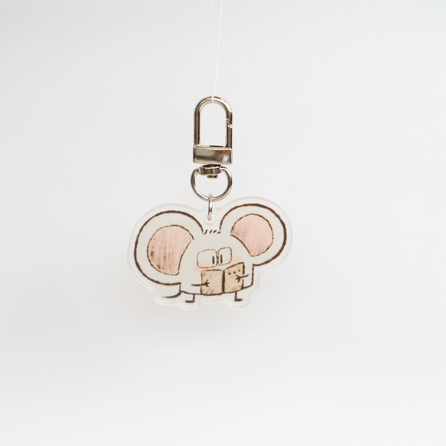 Mice & Potatoes double-sided keychain