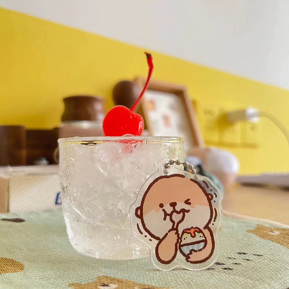 Tata Eating Theme Keychain