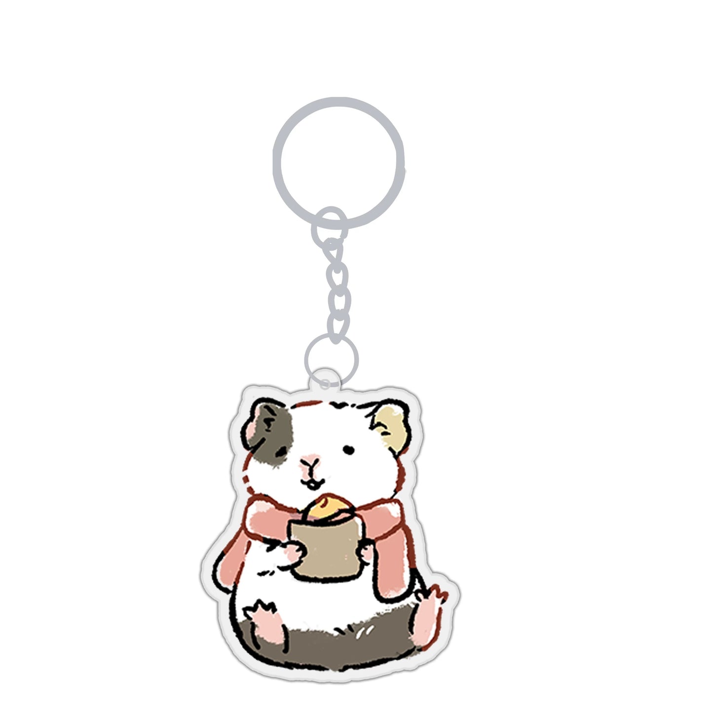 Piggy Dumplings Tomato Keychain