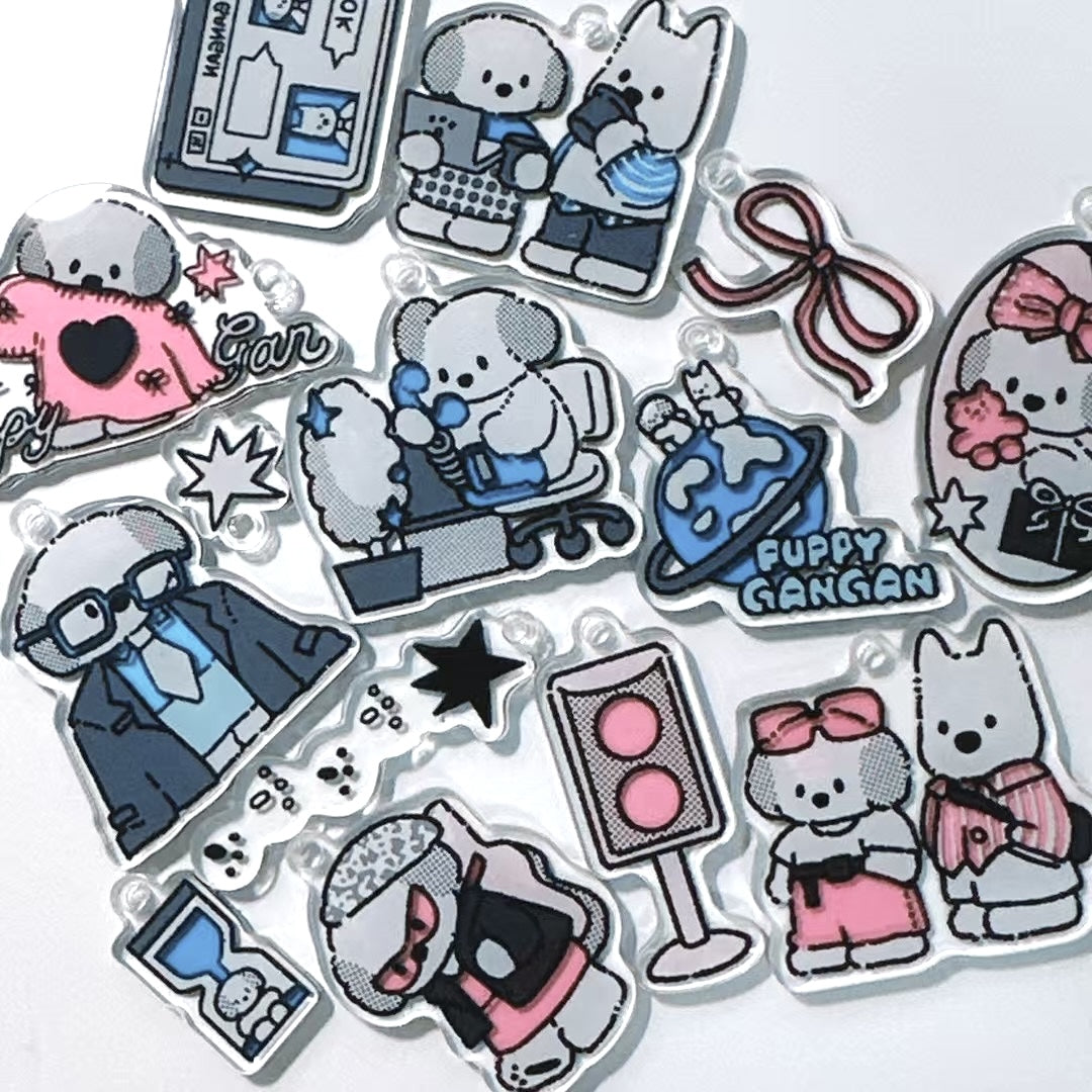 Puppy GanGan Y2K keychain - sweater