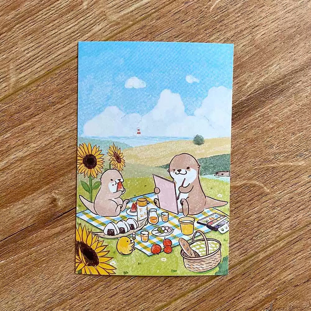 Bibi&Tata Picnic Daydream Postcard