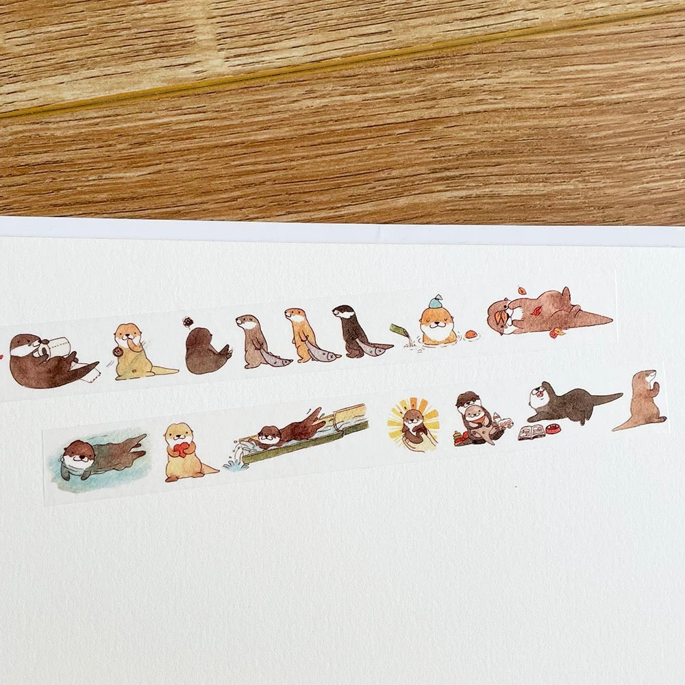 Otter's daily life washi tape