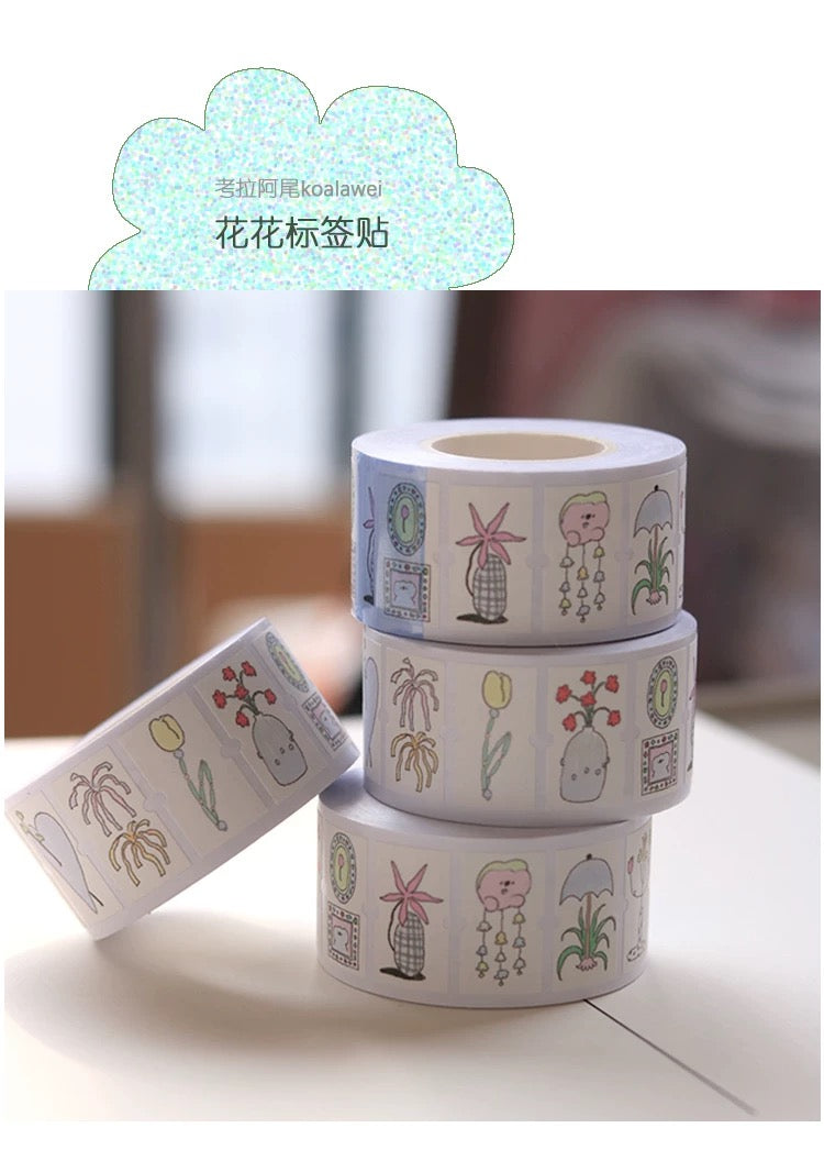 Koalawei Flower Label Stickers