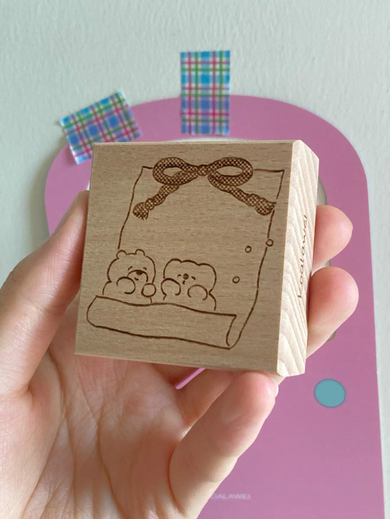 Koalawei wooden stamp