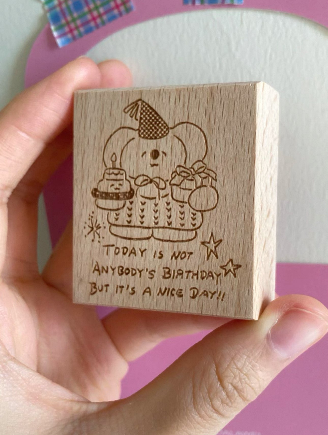 Koalawei wooden stamp