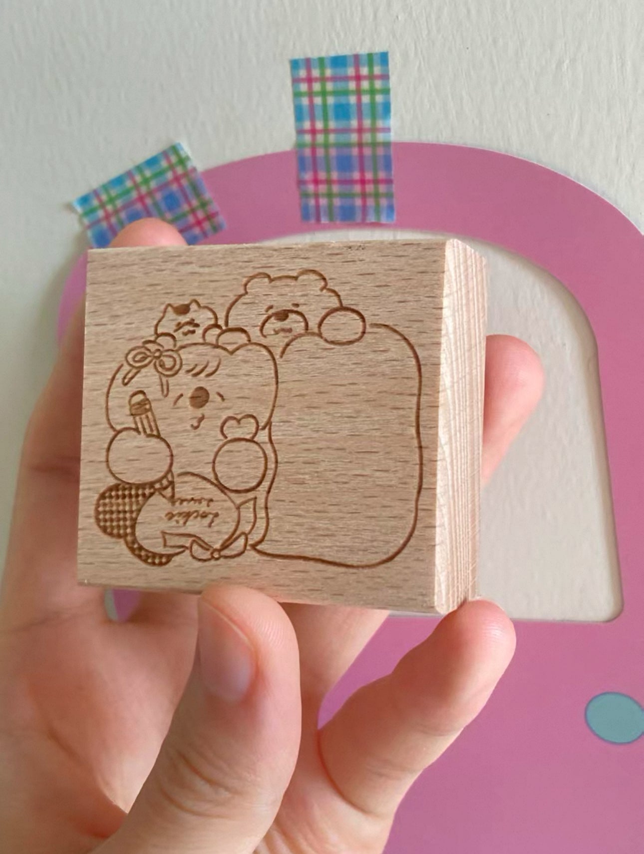 Koalawei wooden stamp