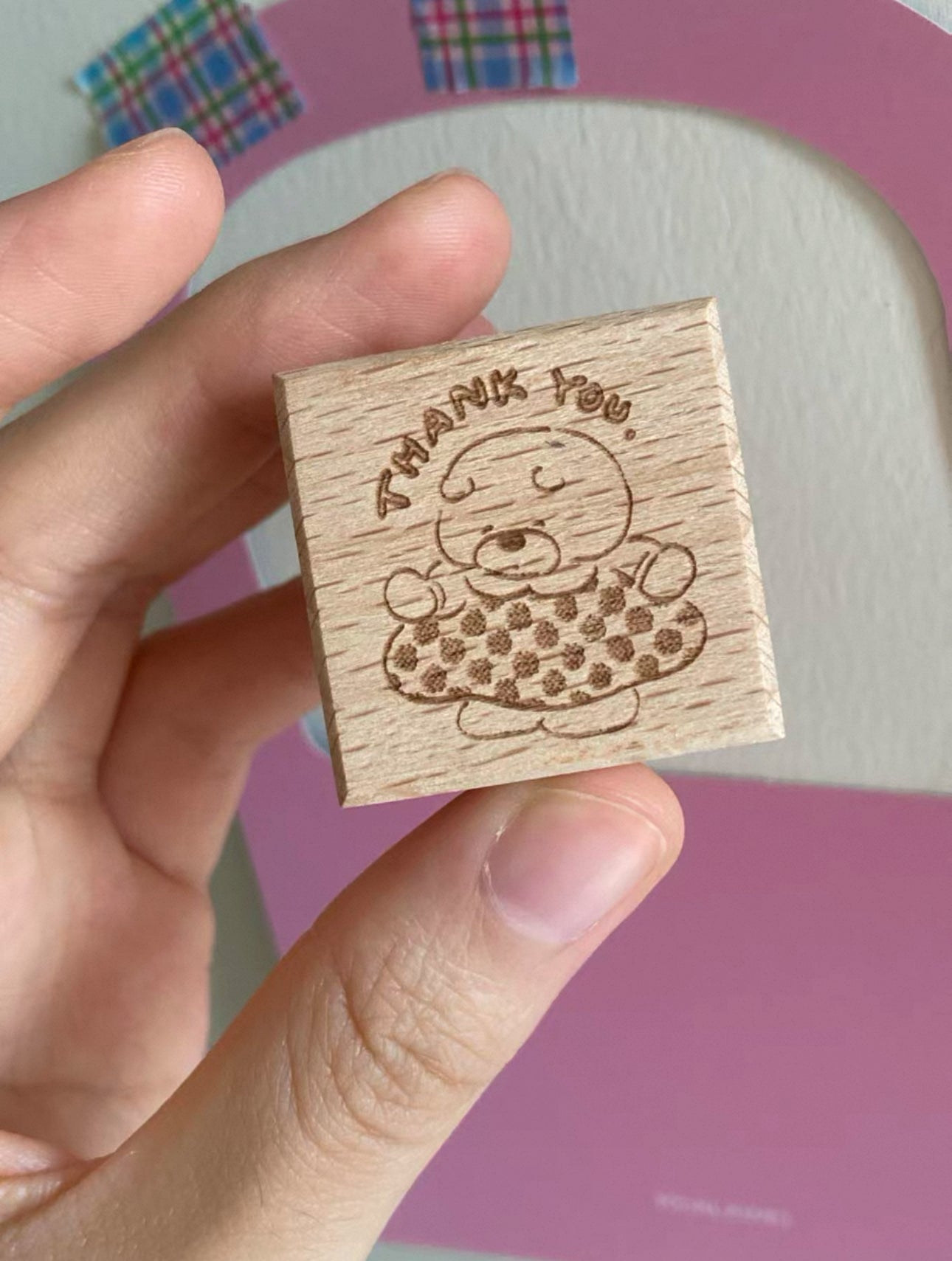 Koalawei wooden stamp