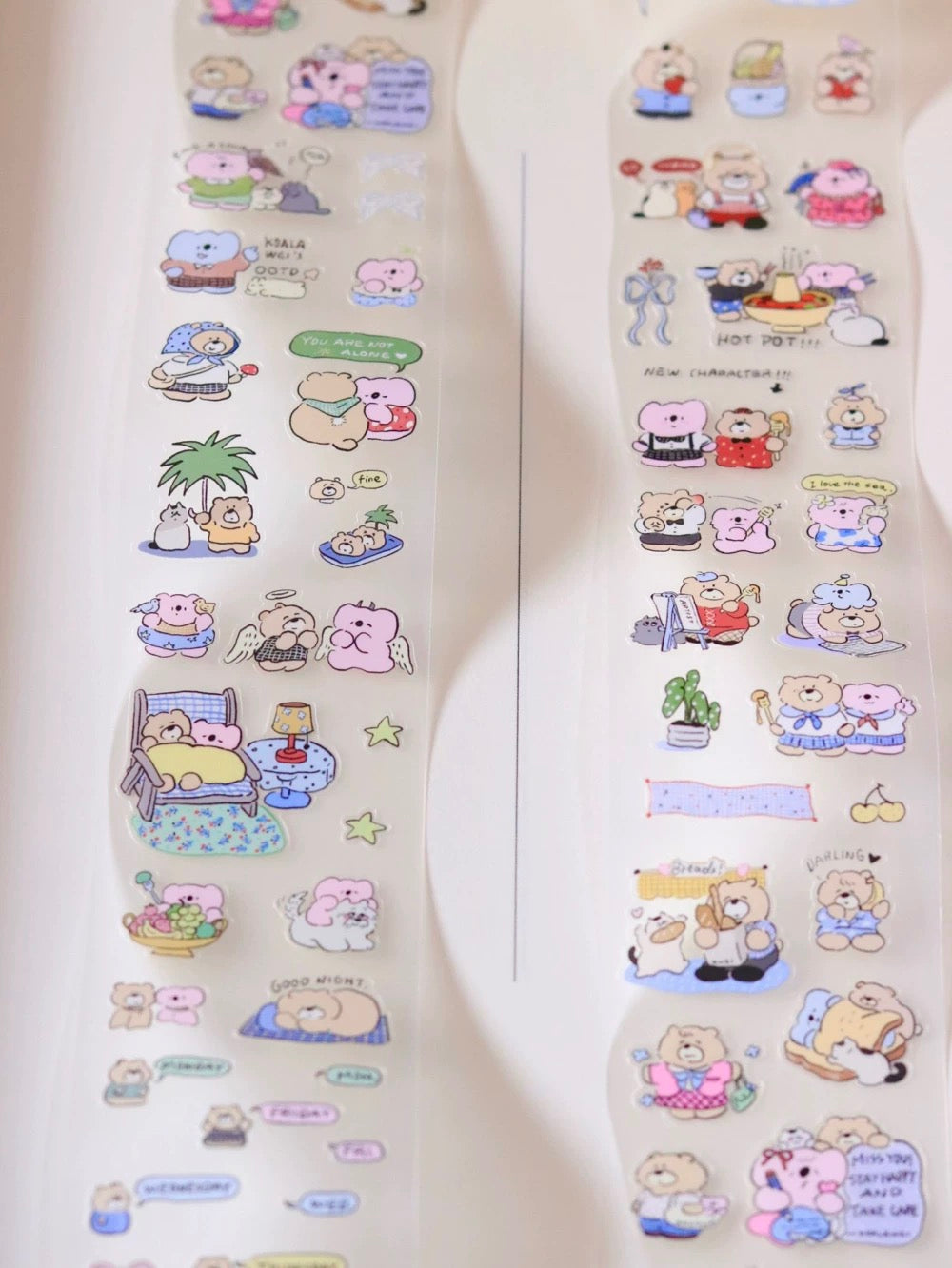 Koala Awei Die-Cut Sticker Tape (Clear Base)