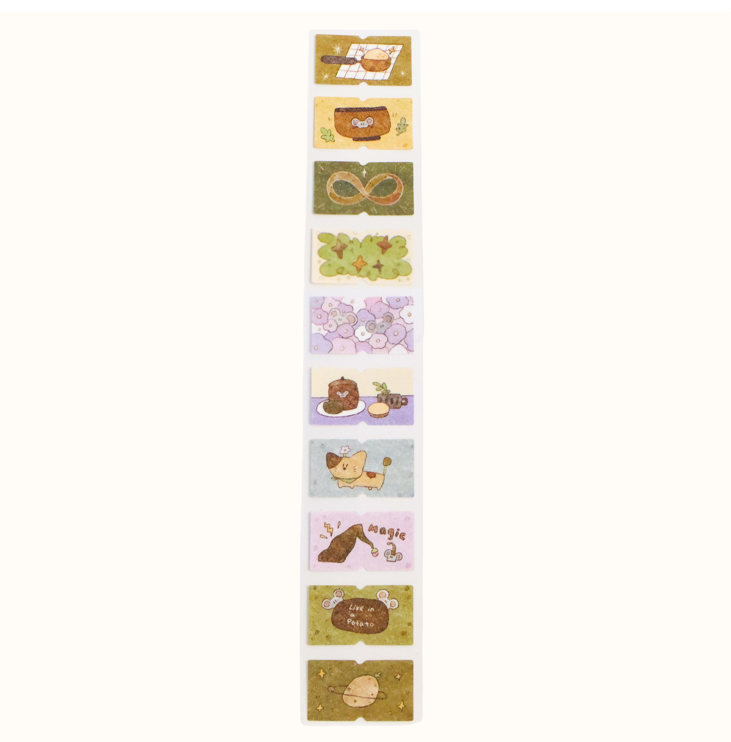 Mice & Potatoes label sticker