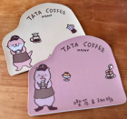 Bibi&Tata Capybara Café leather Coaster