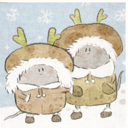 Mice & Potatoes cards - Potato Winter