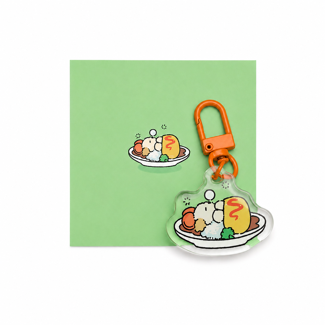 Puppy GanGan keychain - Foodie Series
