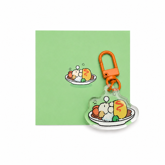 Puppy GanGan keychain - Foodie Series