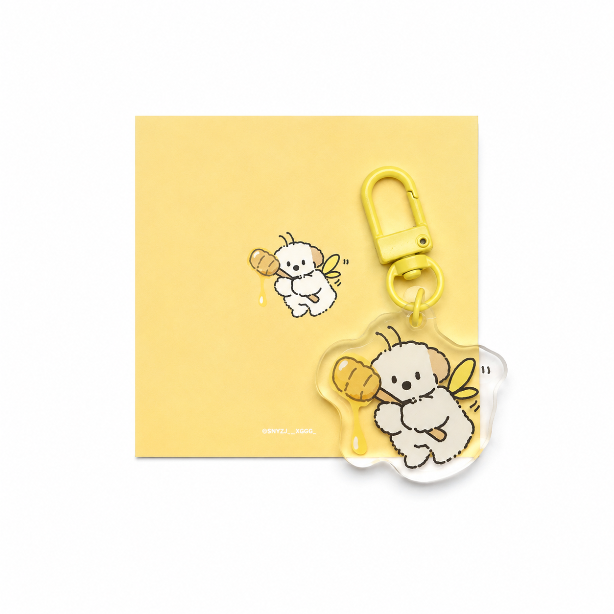 Puppy GanGan keychain - Foodie Series