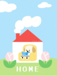 Puppy GanGan Home Flannel Blanket