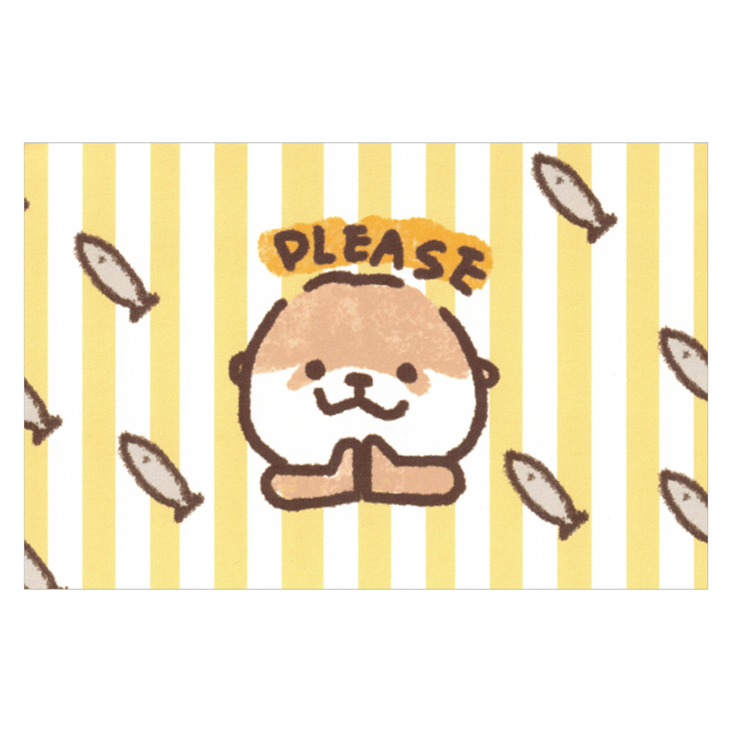 Bibi&Tata Fish Please postcard