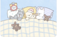 Puppy GanGan Family Flannel Blanket