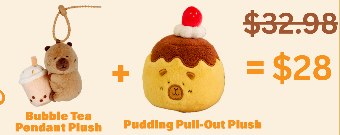 珍珠奶茶套餐（Bubble Tea + Pudding）