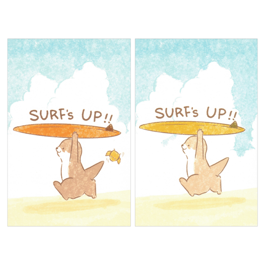 Bibi&Tata Surfing postcard set