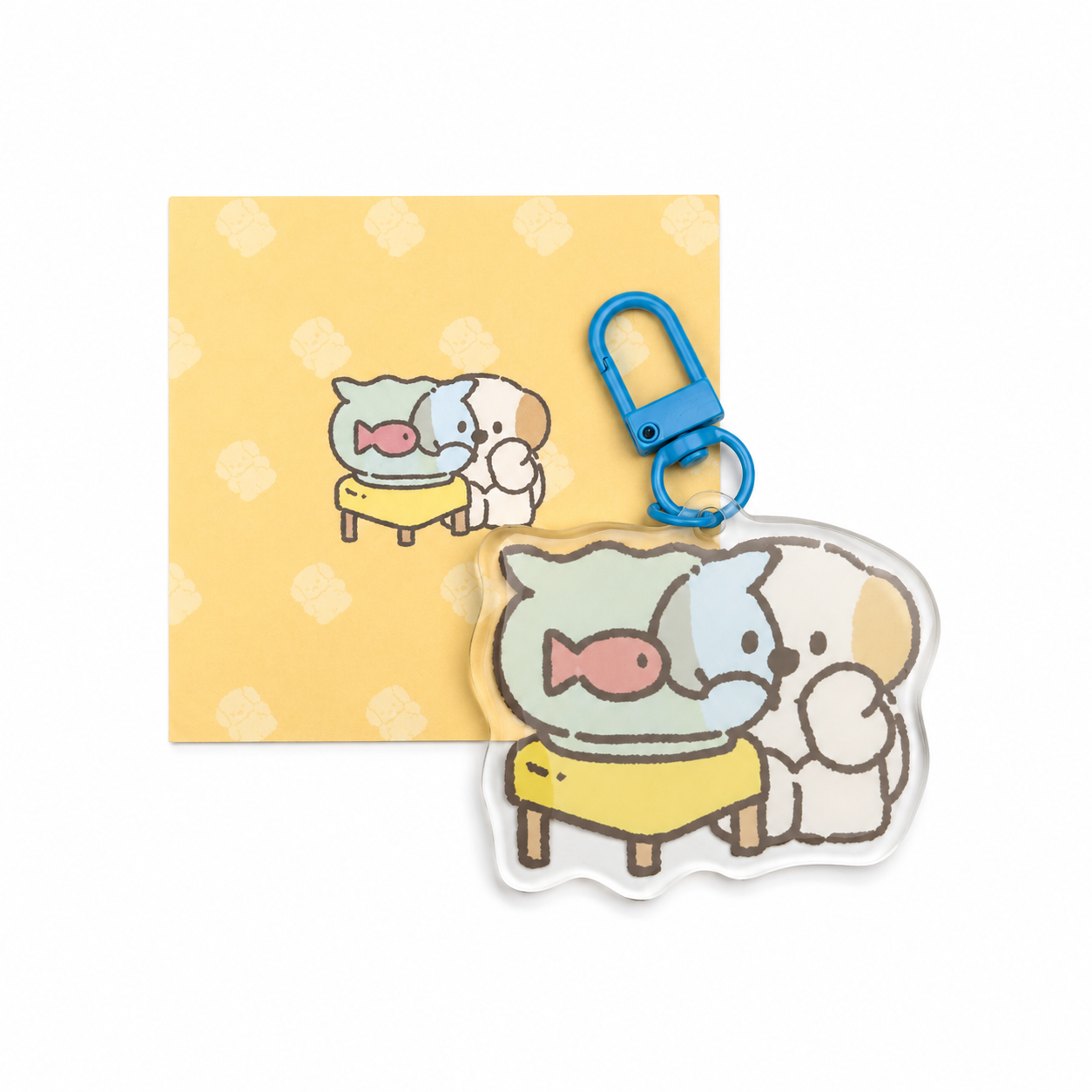 Puppy GanGan keychain - Fish