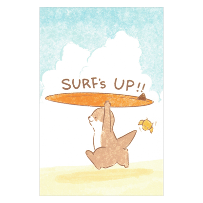 Bibi&Tata Surfing postcard set