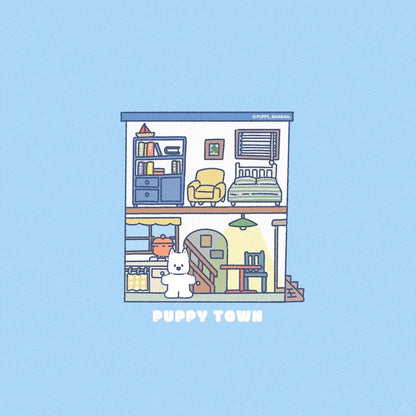 Puppy GanGan puppy home keychain