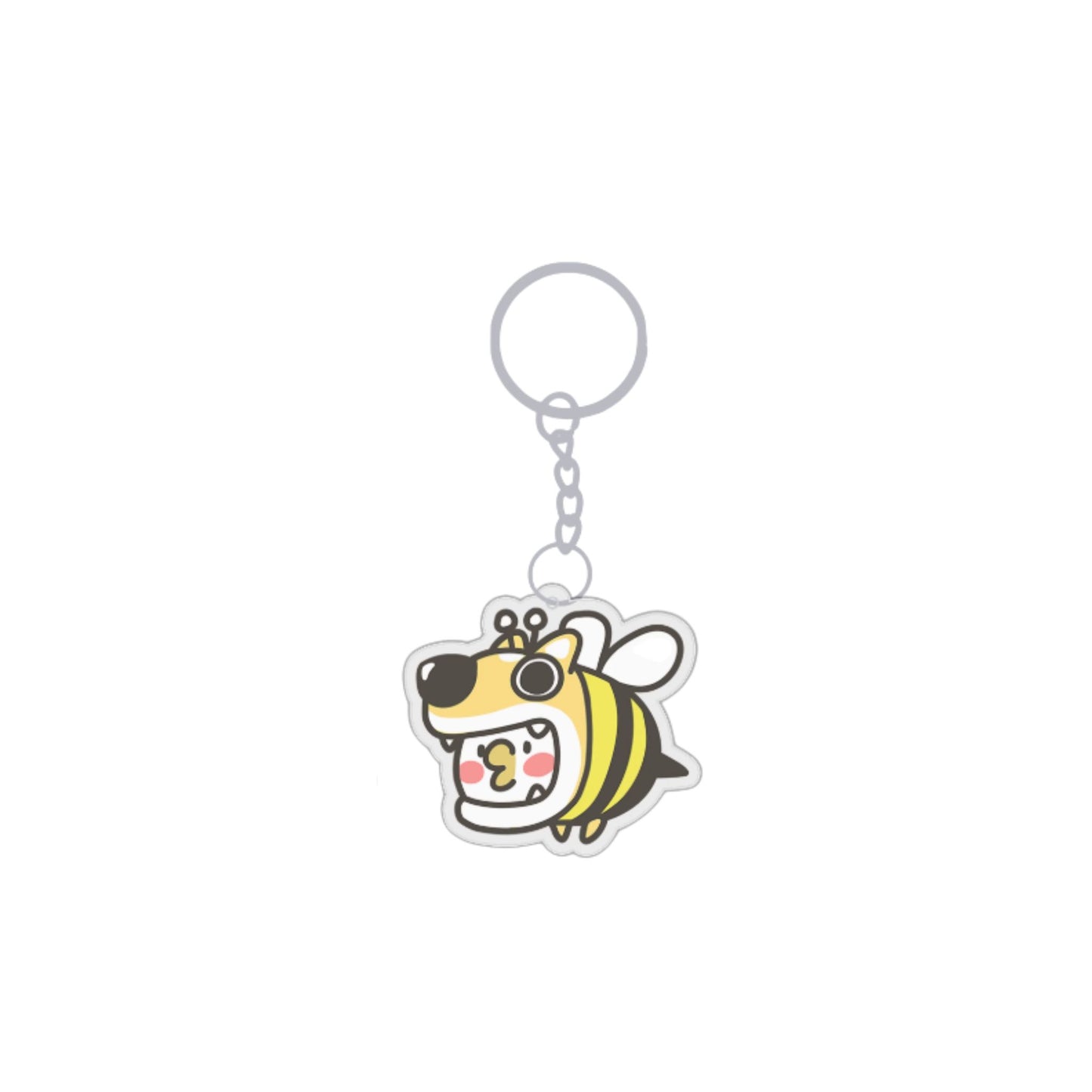 Momo chicken keychain