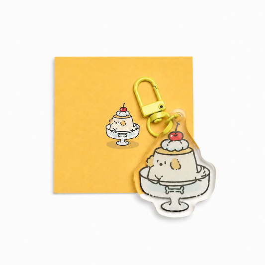 Puppy GanGan keychain - Desserts Series