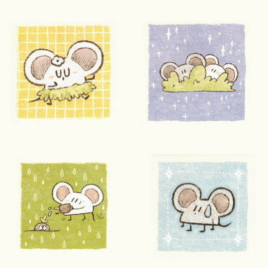 Mice & Potatoes cards - Mice life