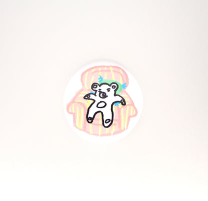 is bear Mini Badge
