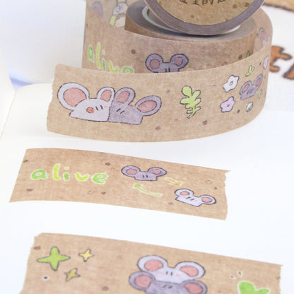 Mice & Potatoes shimmer washi tape
