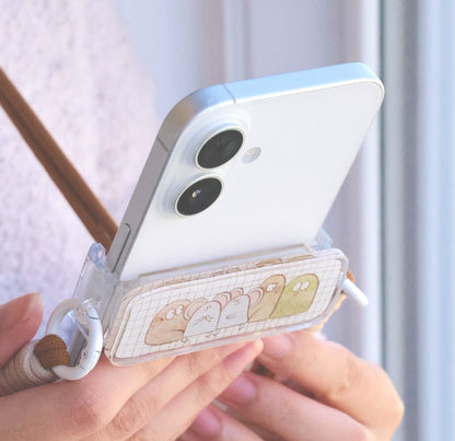 Mice & Potatoes phone strap holder