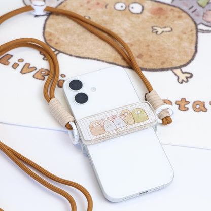Mice & Potatoes phone strap holder