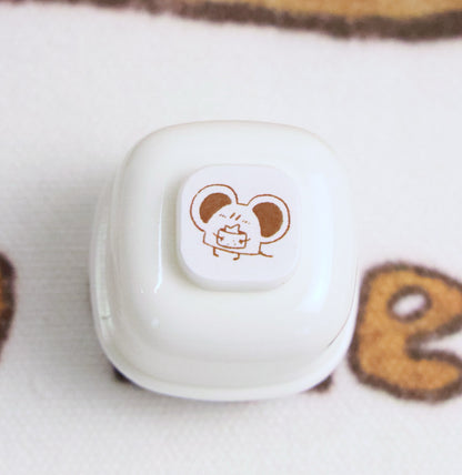 Mice & Potatoes Pastel-toned stamp