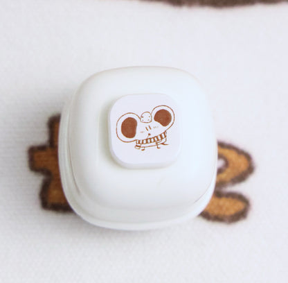 Mice & Potatoes Pastel-toned stamp