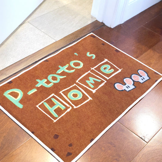 Mice & Potatoes door mats - Potato Home