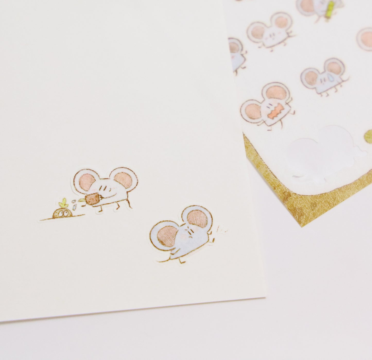 Mice & Potatoes washi sticker sheet