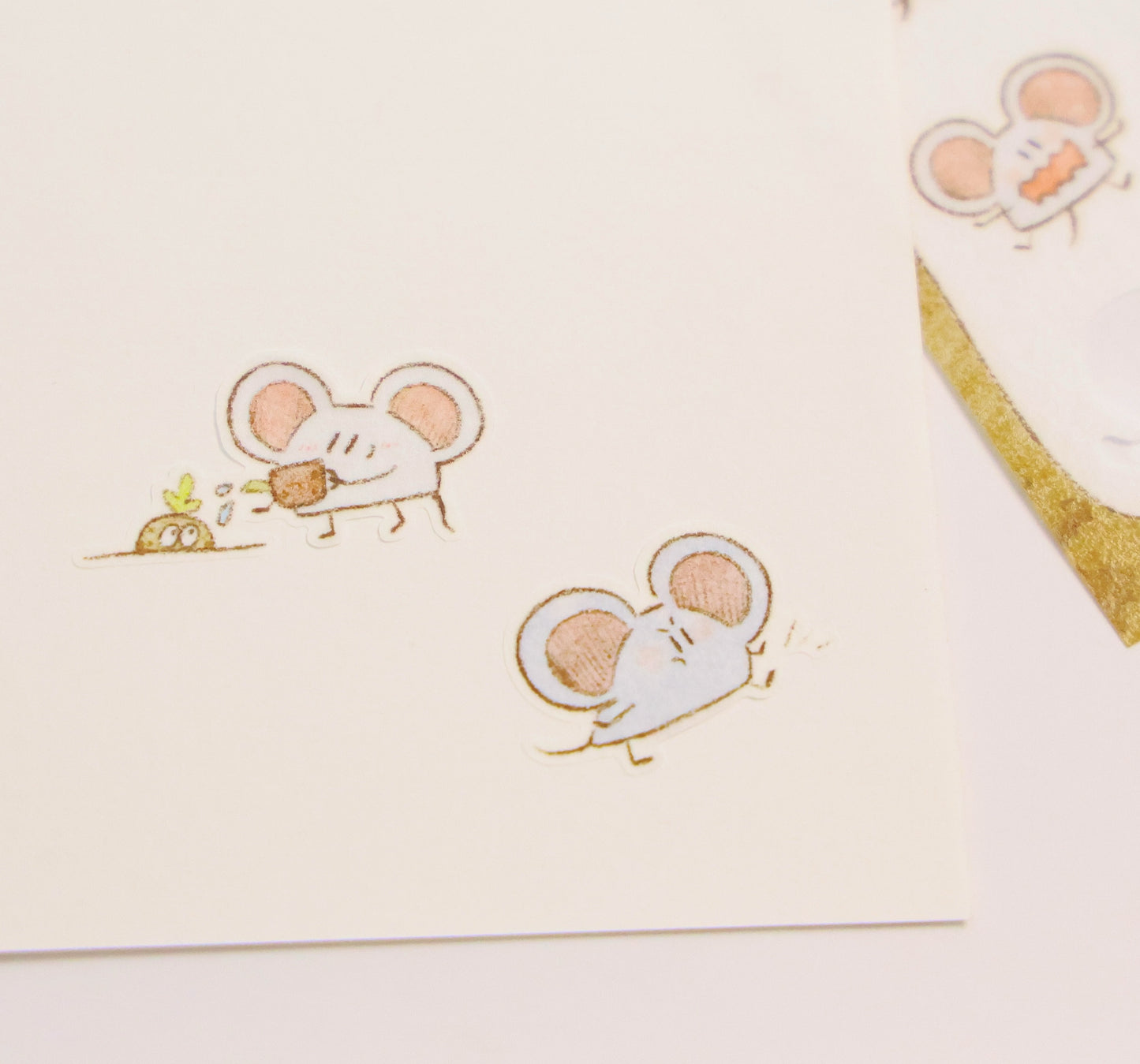 Mice & Potatoes washi sticker sheet