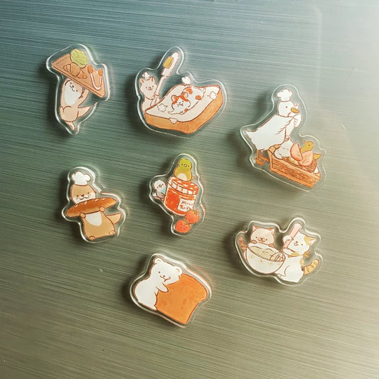 Tata and friends' Bakery House Magnets