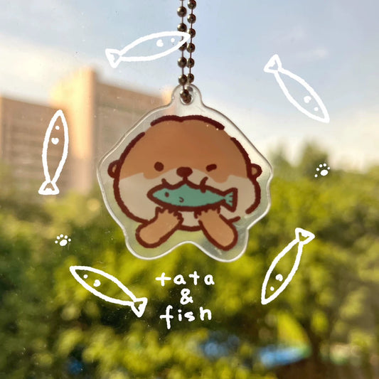 Tata Eating Theme Keychain