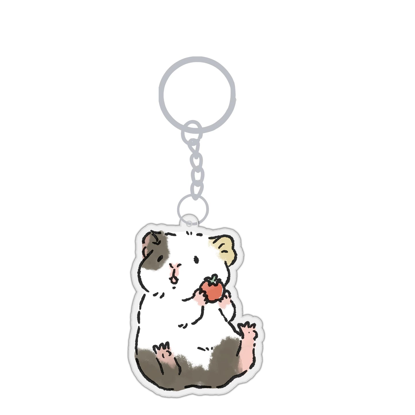 Piggy Dumplings Tomato Keychain