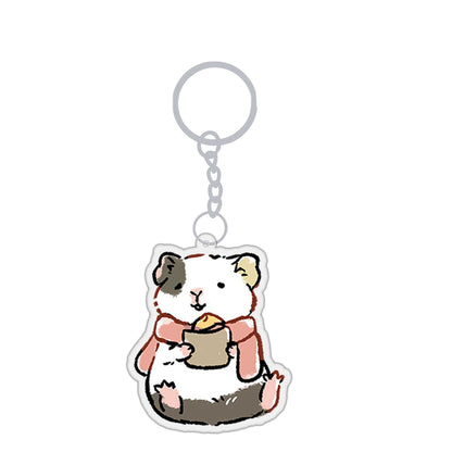 Piggy Dumplings Tomato Keychain