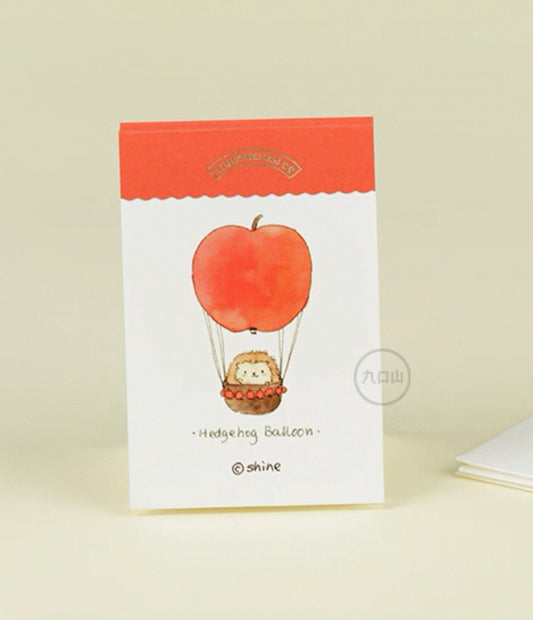 Hot Air Balloon Travel Notepad