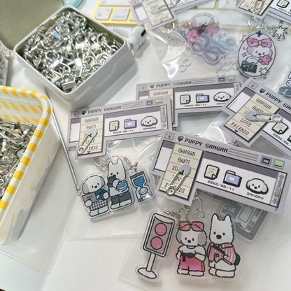 Puppy GanGan Y2K keychain - sweater